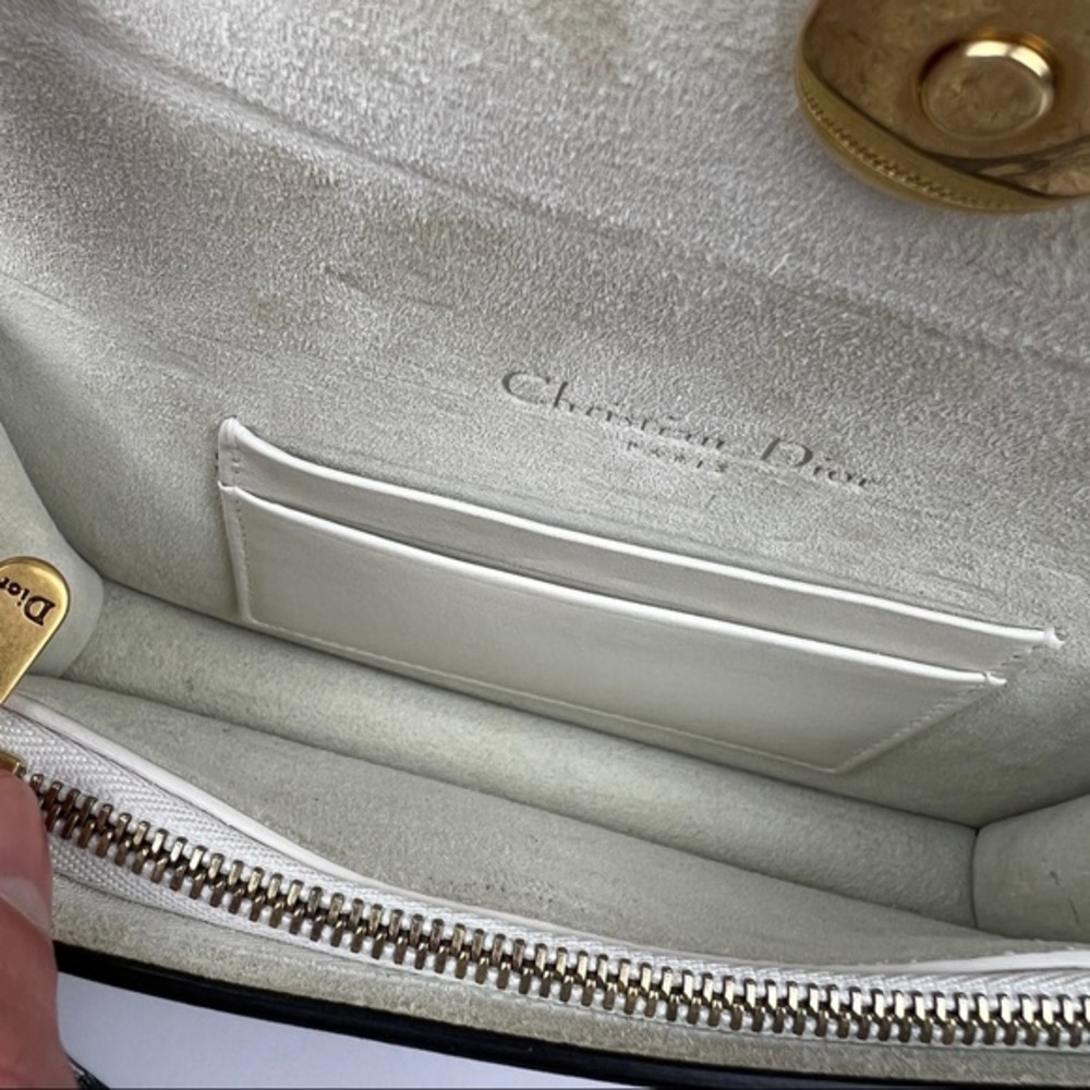 Christian Dior Jardín Print Leather Saddle D Belt Bag - Picture 10 of 13